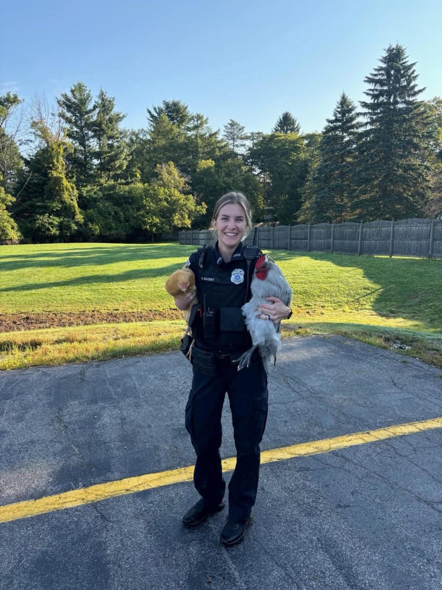 SRO Mackey not only keeps OPHS safe but livestock, as well!