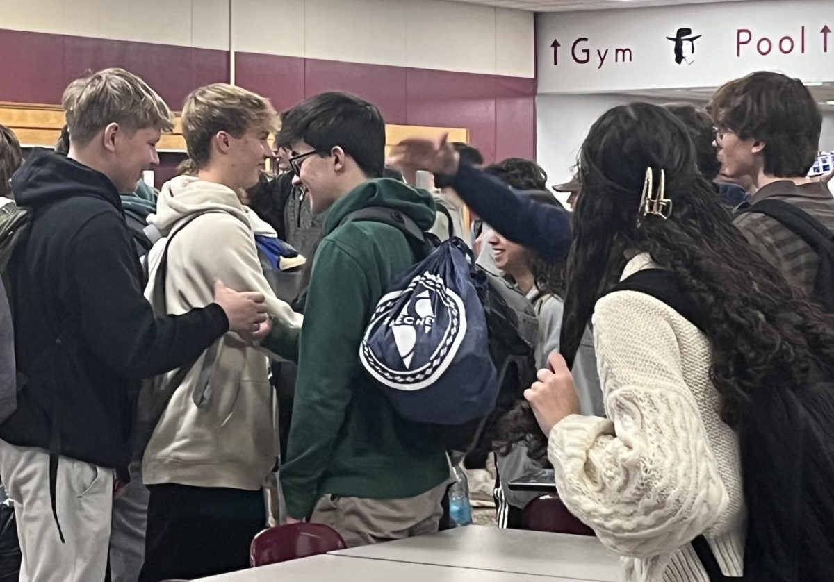 It’s finally Friday! At Orchard Park High School, students gather to see one another, laugh and smile with one another before the weekend. That should be the true identity of Orchard Park High School.
Students collect all around the cafeteria to see their friends, like everyday after school. It’s important; it’s almost like a tradition. If you’re not in the cafeteria, you’re probably walking out of the doors to the front of the building. 

