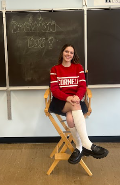 Editor in Chief Senior Elizabeth "LIbby" Higgins is excited for her future at Cornell.