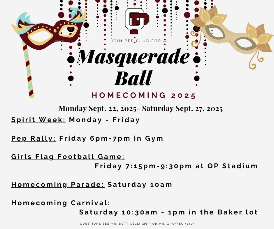 Homecoming Event Schedule is Available